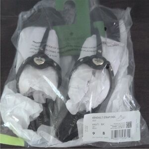 Kate Spade Black Kendall Strap Sandals